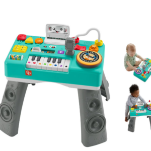 Fisher-Price Laugh & Learn Mix & Learn DJ Table, Musical Learning Toy for Baby & Toddler